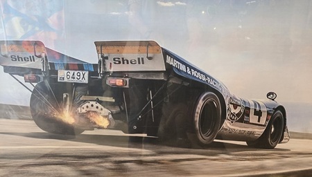 Druck auf Leinen - Porsche 956