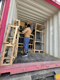 Container mit Ware