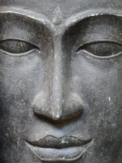 Buddhabrunnen Gesicht